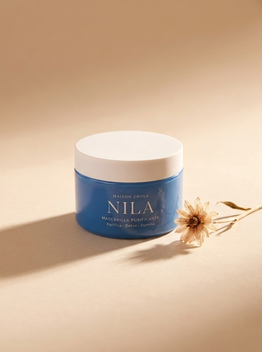 Mascarilla Nila Azul Sahariana polvo 100g natural - Maison Zwina